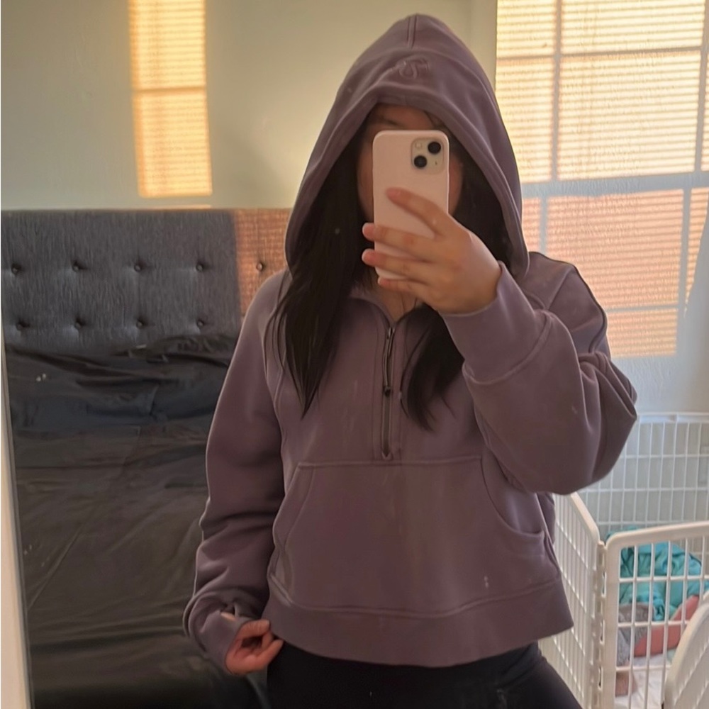 SOLD Lululemon Scuba Half Zip in Dusky Lavender M/L RARE SOLD OUT